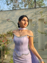 Load image into Gallery viewer, Stone Corset Lehenga | Tye-Dye
