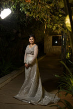 Load image into Gallery viewer, Bhavna Silver Custom Crystal Gown
