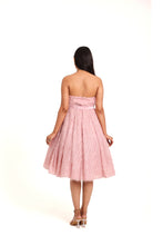 Load image into Gallery viewer, Blair Feathered Midi Dress | Light Pink

