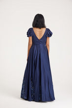 Load image into Gallery viewer, Iliana Stone Embellished Gown | Navy Blue
