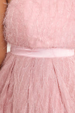 Load image into Gallery viewer, Blair Feathered Midi Dress | Light Pink
