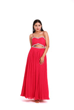 Load image into Gallery viewer, Myra Cut-Out Beaded Dress | Rani Pink

