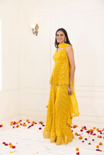 Load image into Gallery viewer, Daffodil Mirror Sharara Suit | Spicy Mustard

