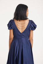 Load image into Gallery viewer, Iliana Stone Embellished Gown | Navy Blue
