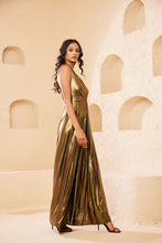 Load image into Gallery viewer, Champagne Jumpsuit | Gold | 2 Piece
