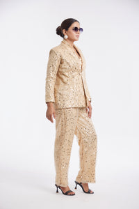 Golden Hour | 3 Piece Jacket Set | Sequins and Beads