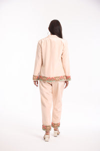Peaches | 3 Jacket Set | Dabka Work