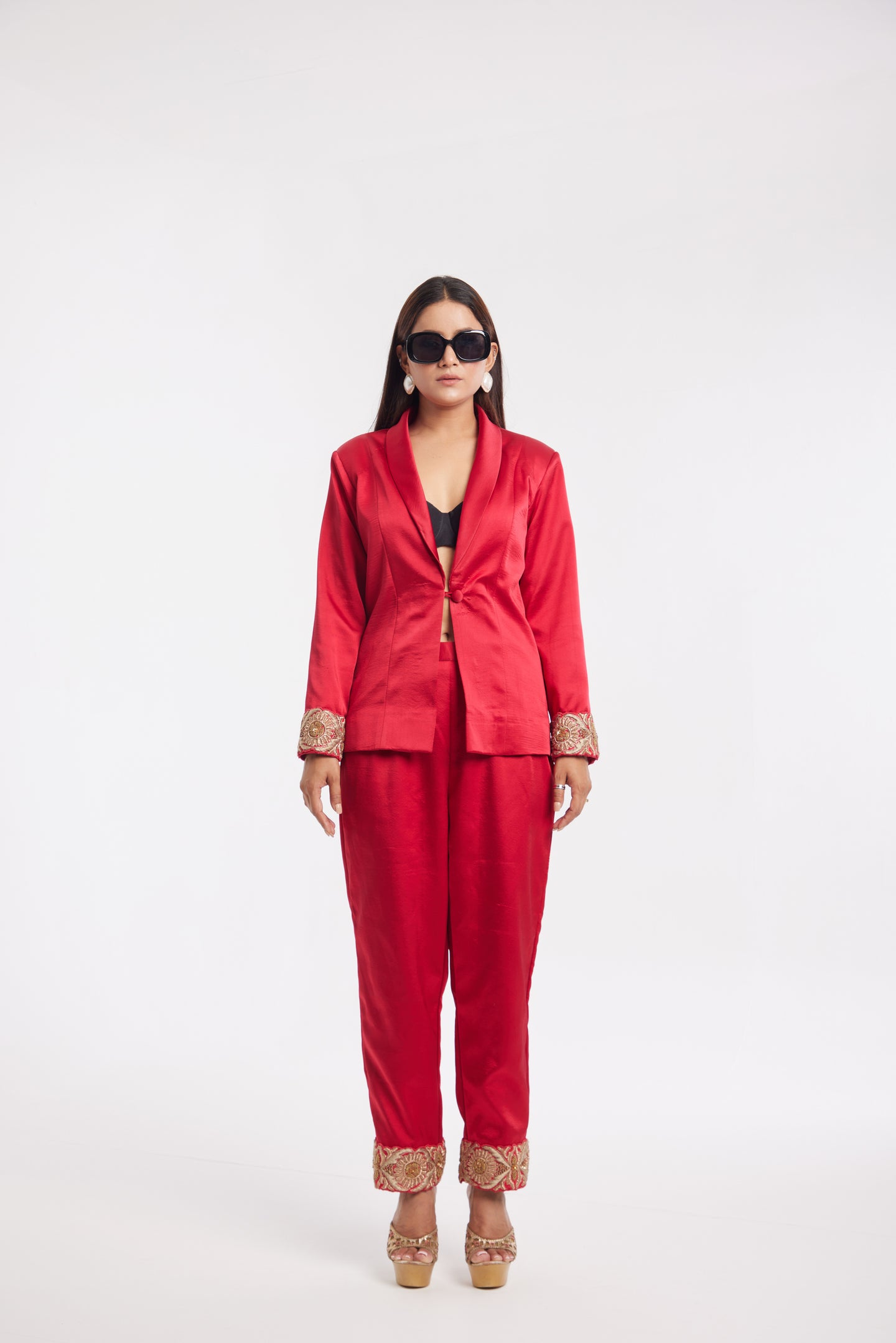 Dulhan | 3 Jacket Set | Dabka Work