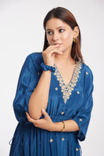 Load image into Gallery viewer, Zariah Kaftan | Pure Crepe | Dabka Work
