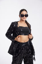 Load image into Gallery viewer, Cat Suit | 3 Jacket Set | Big Sequins
