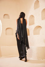 Load image into Gallery viewer, Chardonnay Crystal Drape Set | Black | 3 Piece Set
