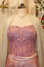 Load image into Gallery viewer, Amber Embellished Corset | Crimson Pink (4 Piece Set)
