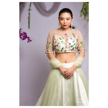 Load image into Gallery viewer, Fiona Multicolour Lehenga Set | Mint Green
