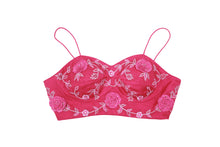 Load image into Gallery viewer, Mia Patchwork Blouse | Hot Pink
