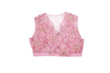 Load image into Gallery viewer, Ava Patchwork Blouse | Baby Pink

